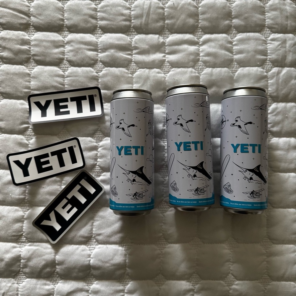 YETI Insert Cans with Stickers